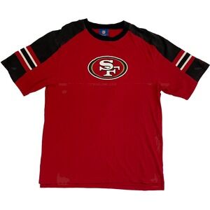 San Francisco 49ers Men's Reebok NFL Team Apparel Size‎ Large Shirt 100% Cotton